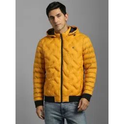 Louis Philippe Yellow Regular Fit Puffer Jacket-picture-29