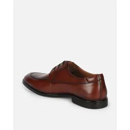louis philippe Men Round-Toe Formal Shoes with Lace Fastening image 4