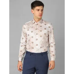 Louis Philippe Sport Beige Cotton Regular Fit Printed Shirt-picture-39