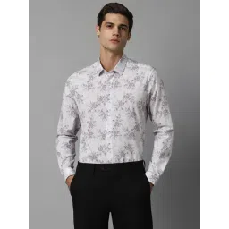 Louis Philippe Sport Grey Cotton Slim Fit Printed Shirt-picture-35