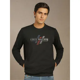 Louis Philippe Sport Men Brand Logo Printed Full Sleeve Sweatshirt-picture-45