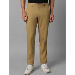 Louis Philippe Sport Men Brown Slim Fit Cotton Regular Trousers-picture-36