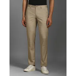 Louis Philippe Sport Men Checked Slim Fit Formal Trousers-picture-33