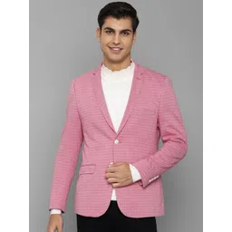 Louis Philippe Sport Men Checked Super Slim-Fit Single-Breasted Formal Blazers-picture-16