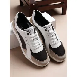 Louis Philippe Sport Men Colourblocked Leather Sneakers-picture-34