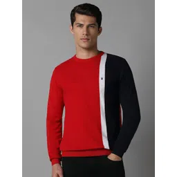 Louis Philippe Sport Men Colourblocked Pullover-picture-32
