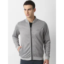 Louis Philippe Sport Men Grey Solid Pure Cotton Sweatshirt-picture-16