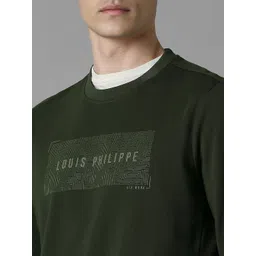 Louis Philippe Sport Men Logo Printed Pullover Sweatshirt image 5
