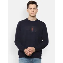 Louis Philippe Sport Men Navy Blue Sweatshirt-picture-13