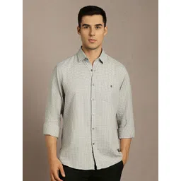 Louis Philippe Sport Men Slim Fit Gingham Checks Checked Casual Shirt-image-44