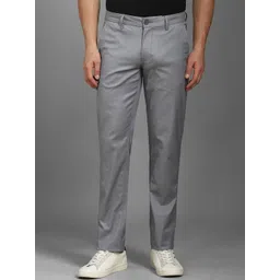 Louis Philippe Sport Men Slim Fit Mid-Rise Cotton Trousers-image-48