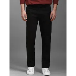 Louis Philippe Sport Men Slim Fit Mid-Rise Cotton Trousers-picture-20