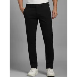 Louis Philippe Sport Men Slim Fit Mid-Rise Cotton Trousers-picture-22
