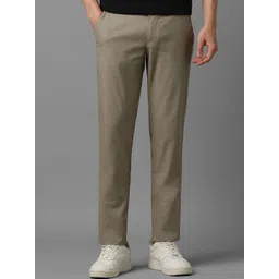 Louis Philippe Sport Men Slim Fit Mid-Rise Flat-Front Trousers-picture-38