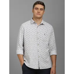 Louis Philippe Sport Men Slim Fit Opaque Printed Casual Shirt-image-40