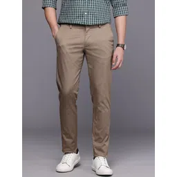 Louis Philippe Sport Men Slim Fit Striped Chinos Trousers-picture-35