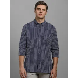 Louis Philippe Sport Men Slim Fit Vertical Striped Casual Shirt-picture-23