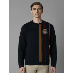 Louis Philippe Sport Men Striped Knitted Sweatshirt-picture-36