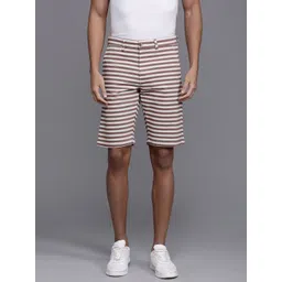 Louis Philippe Sport Men Striped Slim Fit Shorts-picture-40