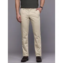 Louis Philippe Sport Men Striped Slim Fit Trousers-picture-30