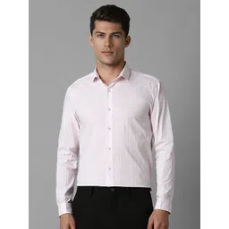 Louis Philippe Sport Men Super Spread Collar Solid Cotton Slim Fit Formal Shirt-picture-31