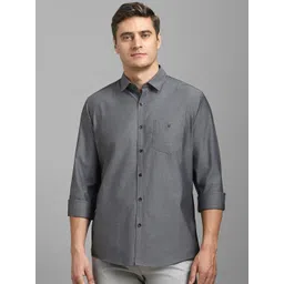 Louis Philippe Sport Men Textured Cotton Shirt-picture-41