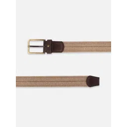 Louis Philippe Sport Men Textured Leather Tang Closure Belt image 4