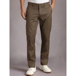 Louis Philippe Sport Men Textured Slim Fit Mid-Rise Trousers-picture-14