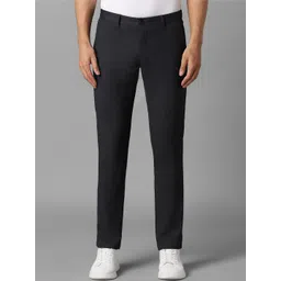 Louis Philippe Sport Men Textured Slim Fit Trousers-picture-42