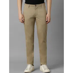 Louis Philippe Sport Men Textured Slim Fit Trousers-picture-28