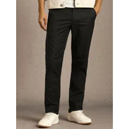 Louis Philippe Sport Men Textured Slim Fit Trousers-picture-36