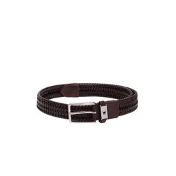Louis Philippe Sport Men Woven Design Leather Belt-picture-35
