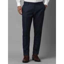 Louis Philippe Sport Navy Slim Fit Trousers-picture-44