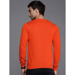 Louis Philippe Sport Pure Cotton Striped Pullover Sweaters image 4