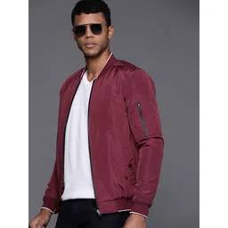 Louis Philippe Sport Solid Bomber Jacket-picture-10