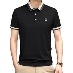 louis sense Men's Solid Regular Fit T-Shirt-picture-34