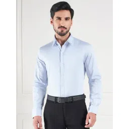 Louis Stitch Blue Cotton Regular Fit Printed Shirt-picture-43