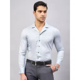 Louis Stitch Blue Cotton Regular Fit Printed Shirt-picture-23