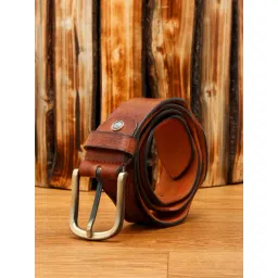 Louis Stitch Brown Textured Leather Casual Belt for Men-picture-47
