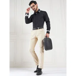 LOUIS STITCH Comfort Button-Down Collar Long Sleeves Cotton Formal Shirt image 5