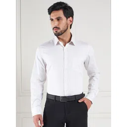 LOUIS STITCH Comfort Geometric Printed Cotton Formal Shirt-picture-41