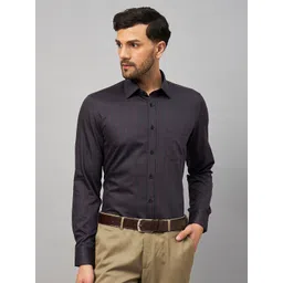 LOUIS STITCH Comfort Opaque Windowpane Checked Cotton Formal Shirt-picture-13