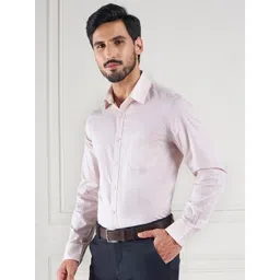 LOUIS STITCH Comfort Self Design Cotton Formal Shirt-picture-12