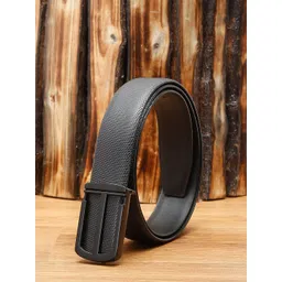 LOUIS STITCH Men Black Leather Formal Belt-picture-21