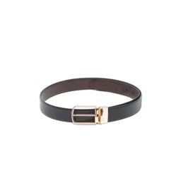 LOUIS STITCH Men Black Leather Formal Belt image 5