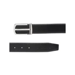 LOUIS STITCH Men Black Leather Formal Belt image 4
