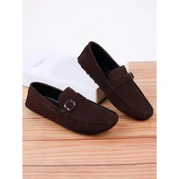 LOUIS STITCH Men Classic Handmade Suede Driving Loafers-picture-25
