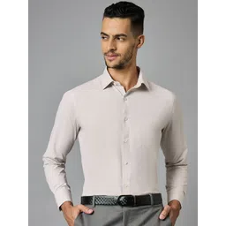 LOUIS STITCH Men Classic Spread Collar Solid Formal Shirt-picture-42