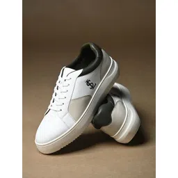 LOUIS STITCH Men Colourblocked PU Sneakers-picture-28