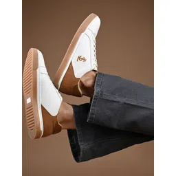 LOUIS STITCH Men Colourblocked PU Sneakers-picture-32